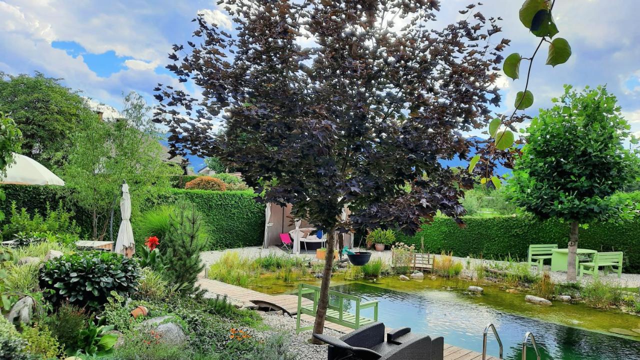 Garden Paradise Bled Apartments - Garden, Pond And Castle View 외부 사진