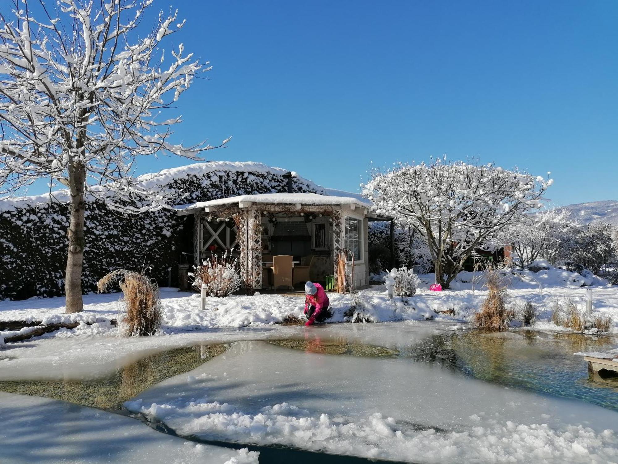 Garden Paradise Bled Apartments - Garden, Pond And Castle View 외부 사진
